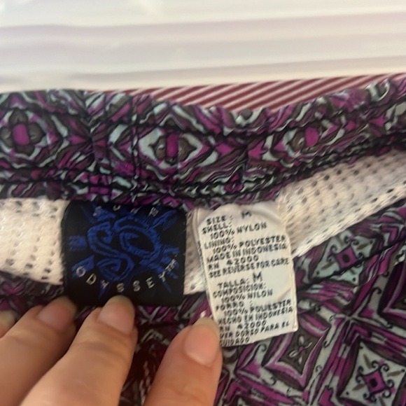 Retro 90s Surf Odyssey swim trunks size M - Picture 3 of 4